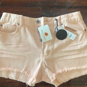 Blush colored shorts
